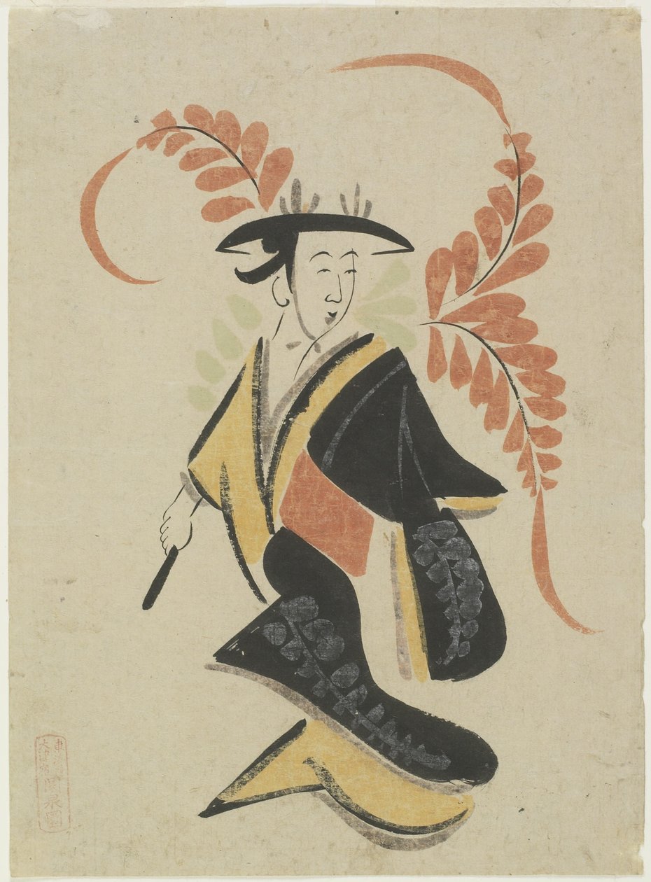 Wisteria Maiden, late 17th - early 18th century by Japanese School
