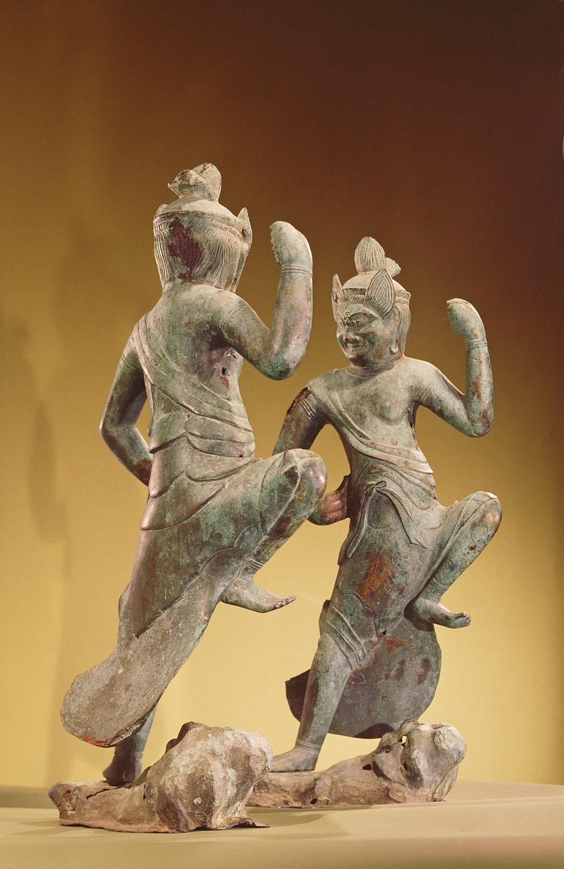 Zao Gongen, Heian Period (gilt bronze) by Japanese School