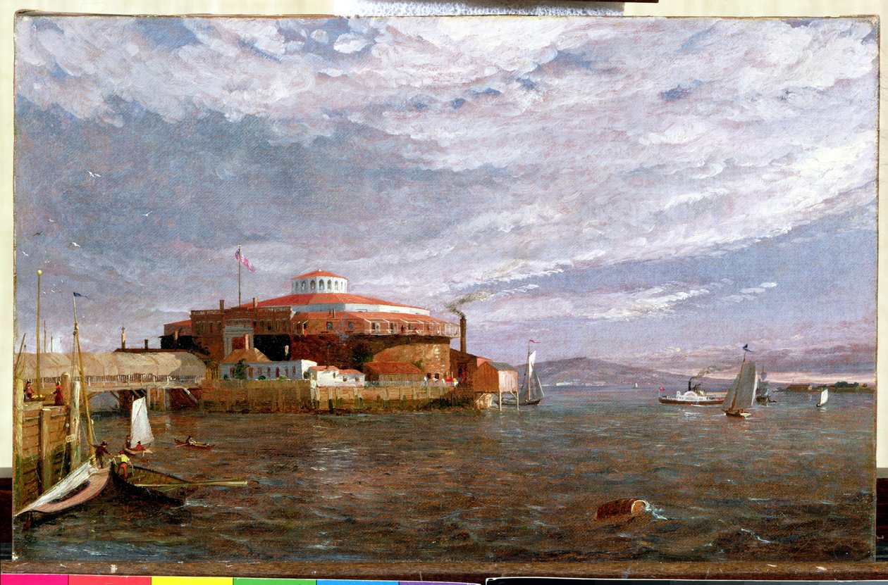 Castle Garden Day, 1851 by Jasper Francis Cropsey