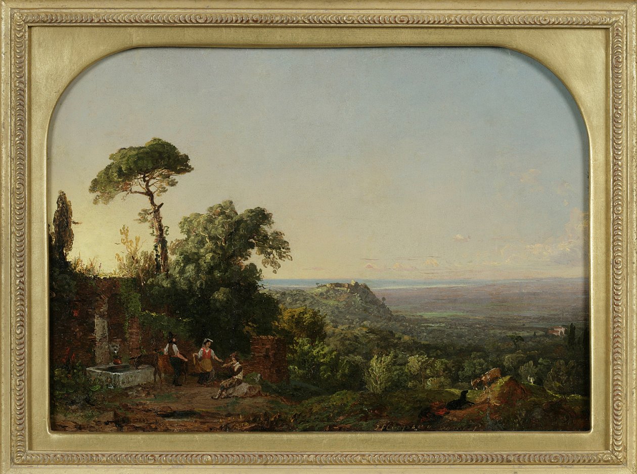 Italian Landscape, 1847-49 by Jasper Francis Cropsey