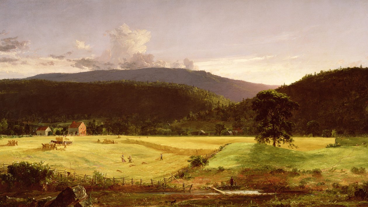 Bareford Mountains, West Milford, New Jersey by Jasper Francis Cropsey