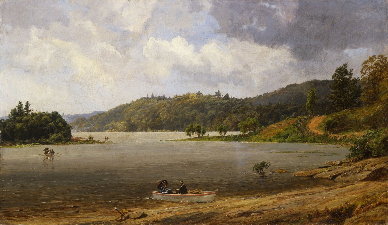 On the Wawayanda Lake, New Jersey by Jasper Francis Cropsey