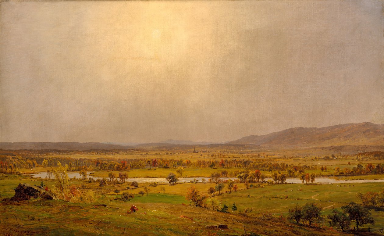 Pompton Plains, New Jersey by Jasper Francis Cropsey