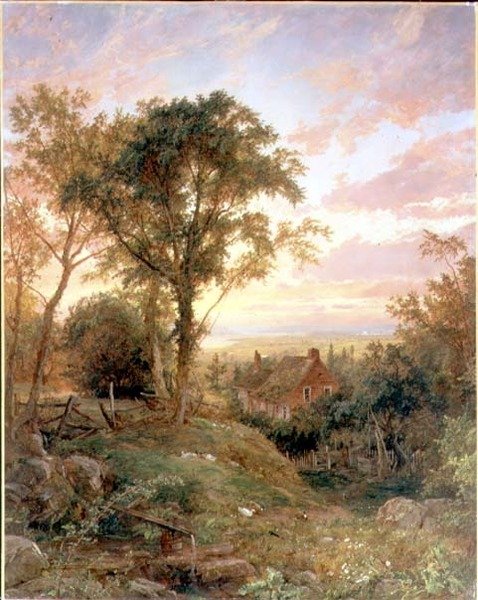The Old Home, Warwick, New York by Jasper Francis Cropsey