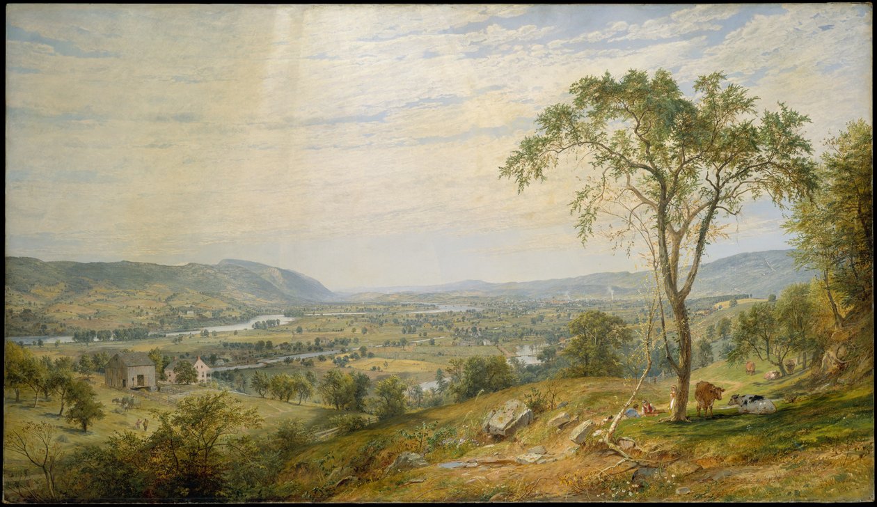 The Valley of Wyoming by Jasper Francis Cropsey
