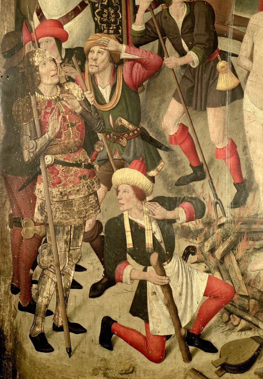 The Martyrdom of St. Vincent (detail) by Jaume Huguet