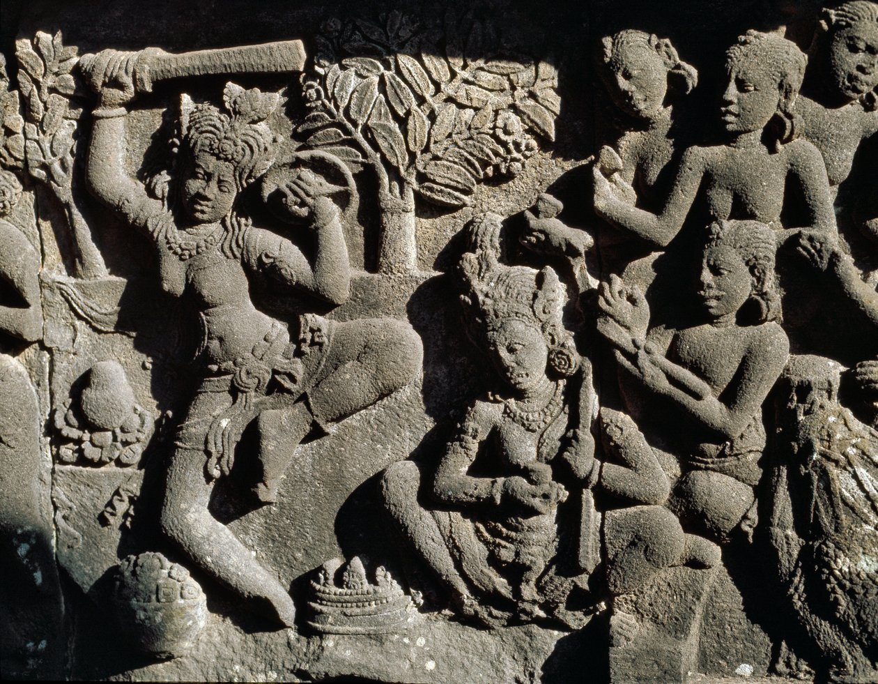 Relief from the Hindu temple by Javanese School