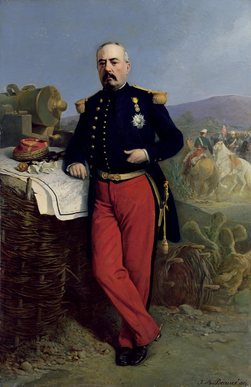 Achille Bazaine (1811-88) by Jean Adolphe Beauce