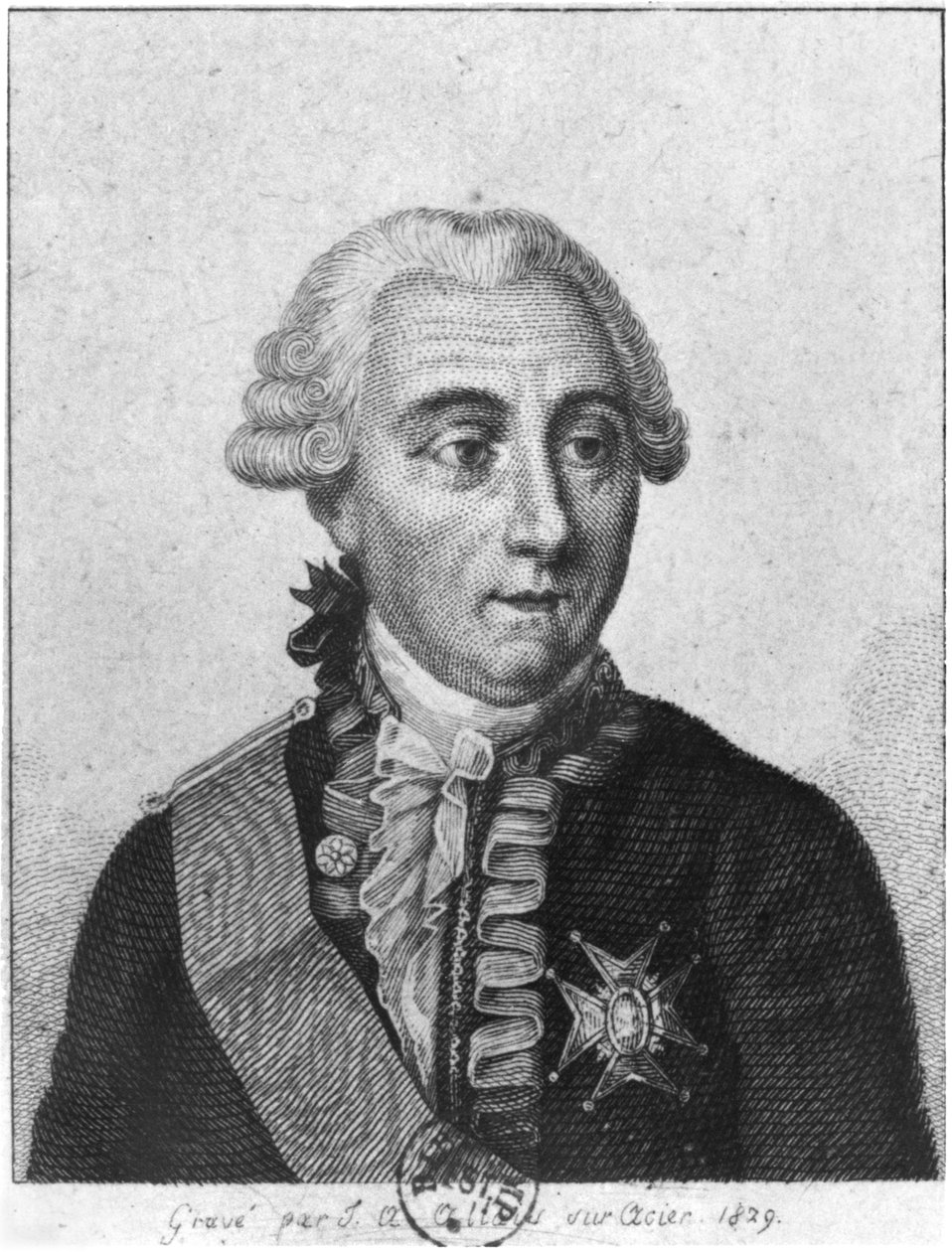 Count Louis de Marbeuf (1712-86) 1829 by Jean Alexandre Allais