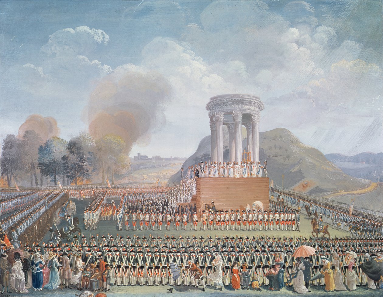 Festival of the Federation, 14th July 1790 by Jean Alexis Cornu