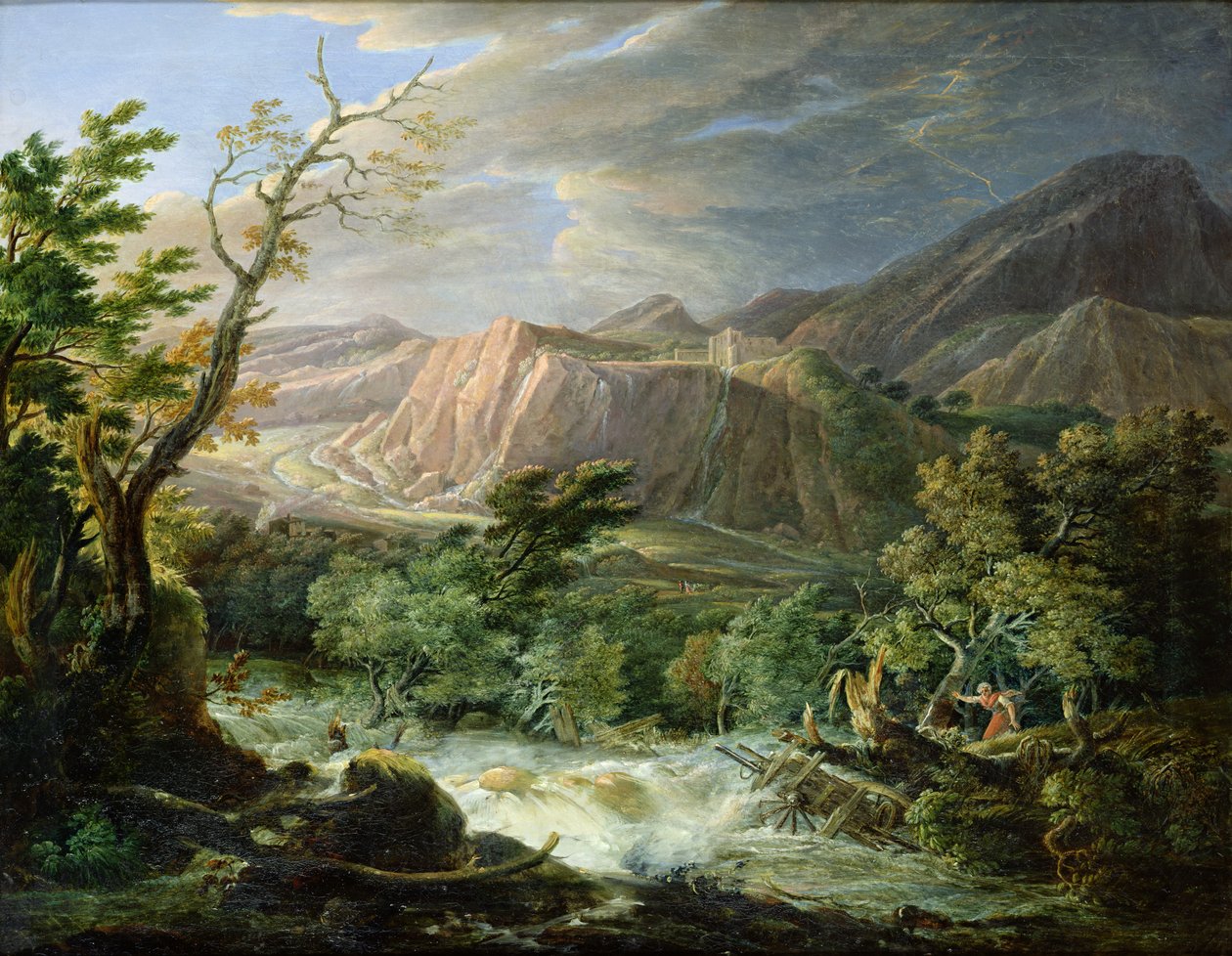 Landscape, Storm by Jean Antoine Constantin: Fine art print