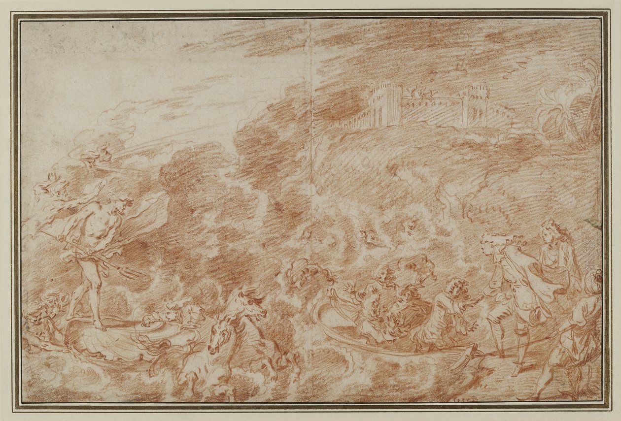 Storm at Sea by Jean Antoine Watteau