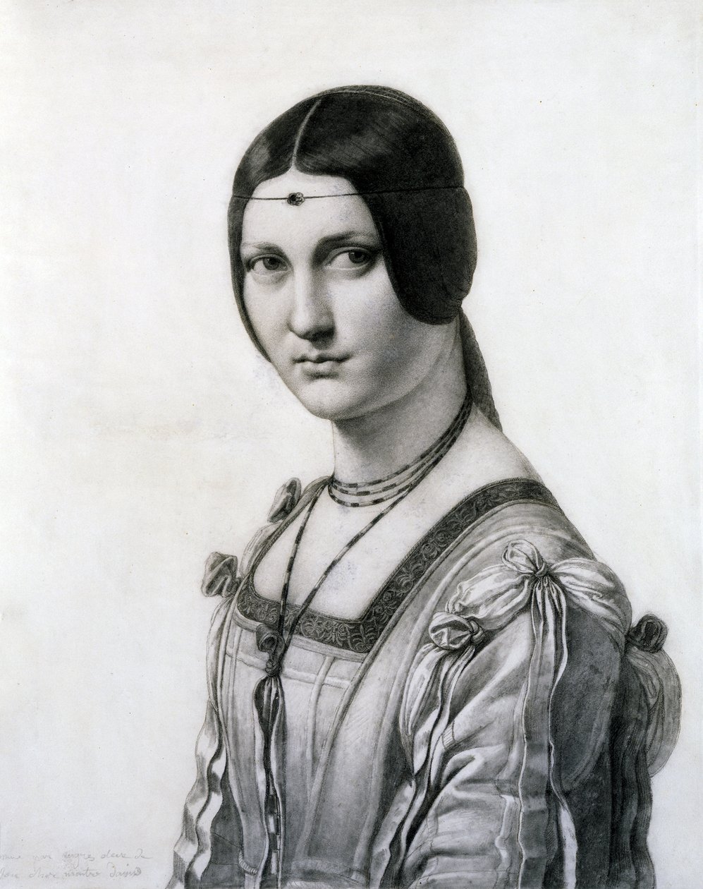 La Belle Ferronniere by Jean Auguste Dominique Ingres