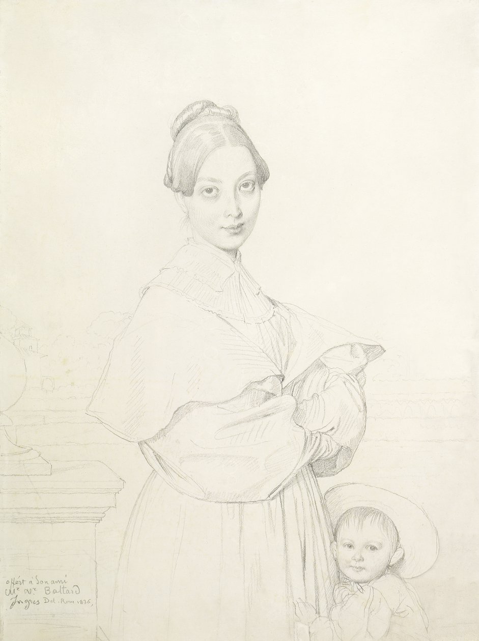 Madame Baltard and her Daughter, Paule, 1836 by Jean Auguste Dominique Ingres