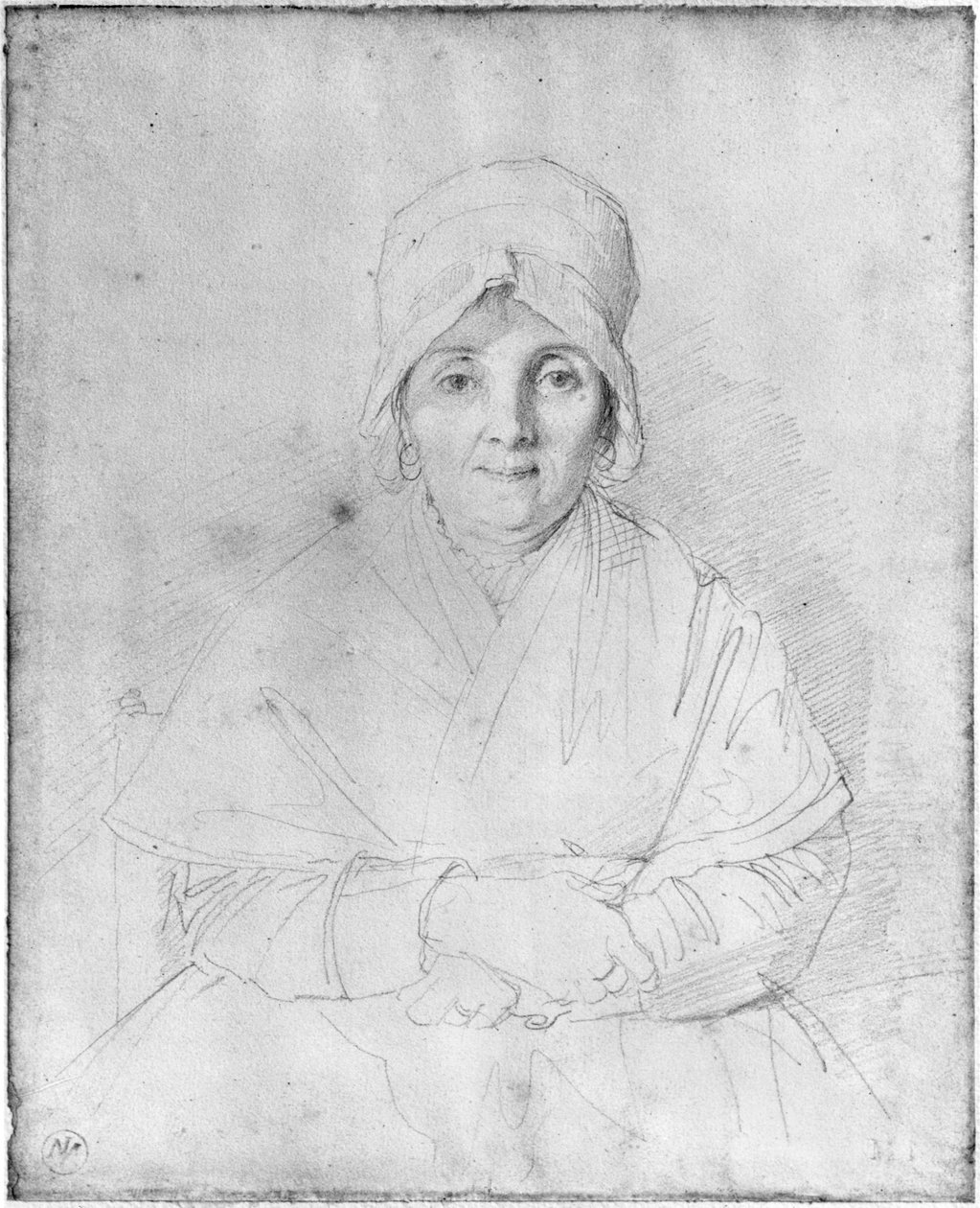 Madame Ingres Mere (1758-1817) 1814 by Jean Auguste Dominique Ingres