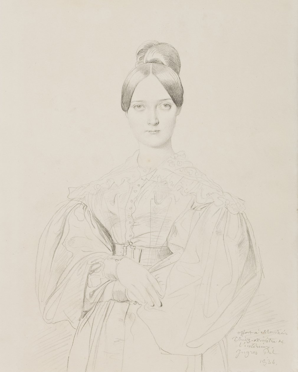 Portrait of Madame Thiers by Jean Auguste Dominique Ingres