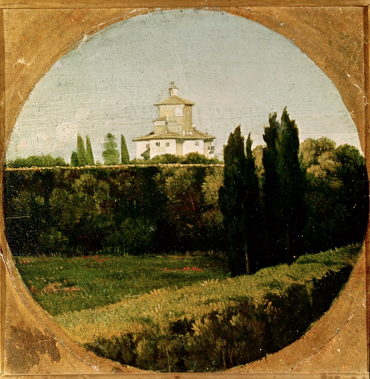 View of the Villa Medici, Rome by Jean Auguste Dominique Ingres