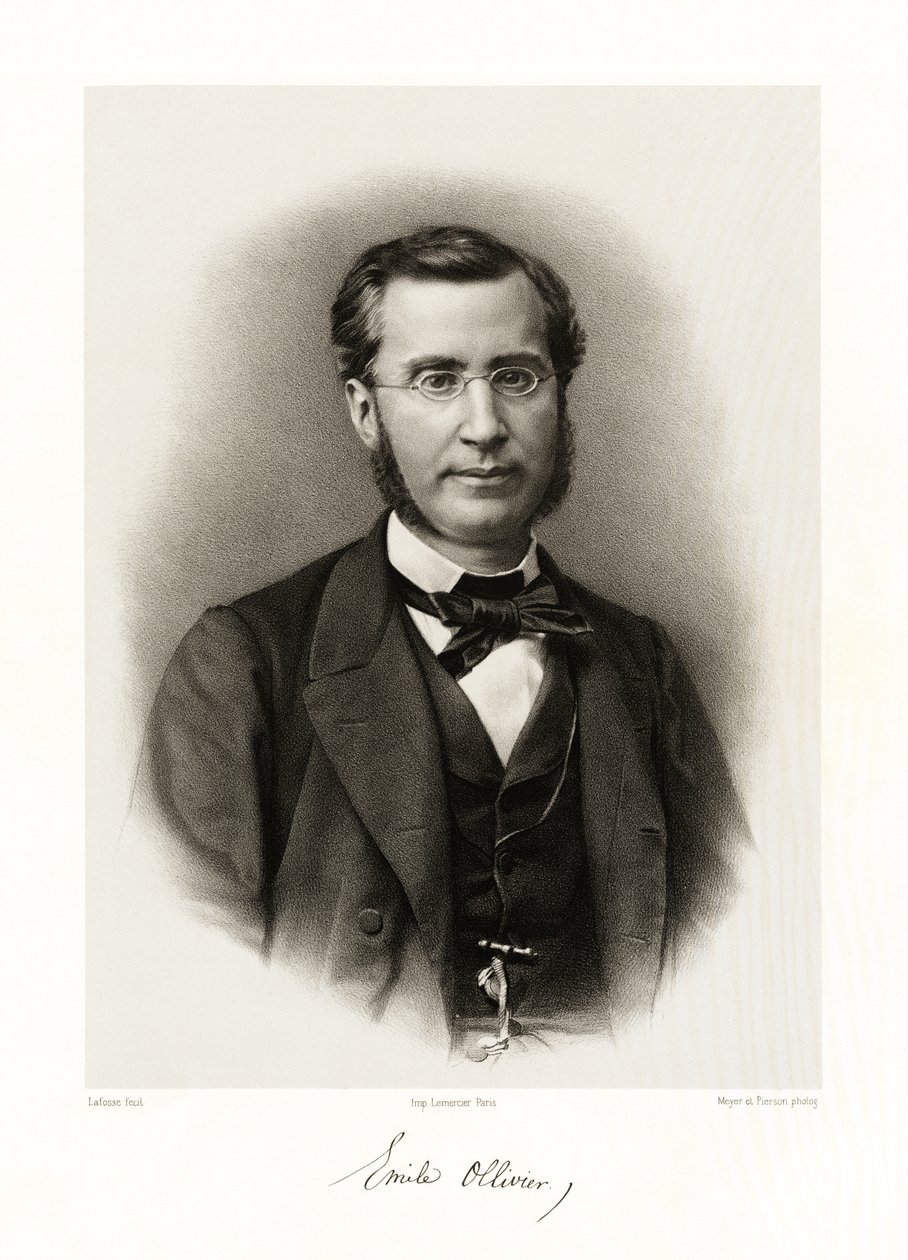 Émile Olivier Ollivier by Jean Baptiste Adolphe Lafosse