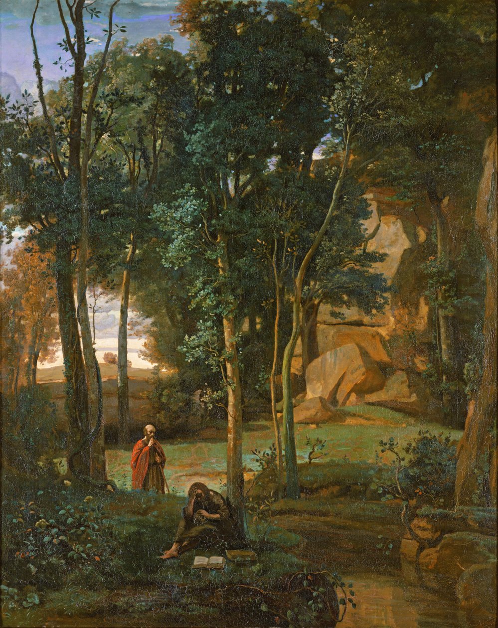 Democritus and the Abderites, 1841 by Jean Baptiste Camille Corot