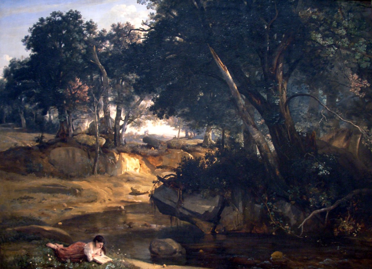 Forest of Fontainebleau by Jean Baptiste Camille Corot