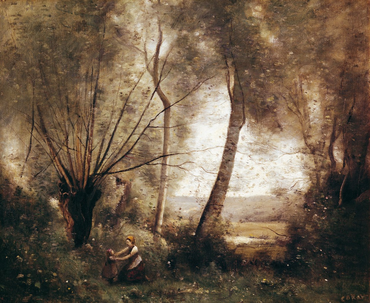 Landscape by Jean Baptiste Camille Corot