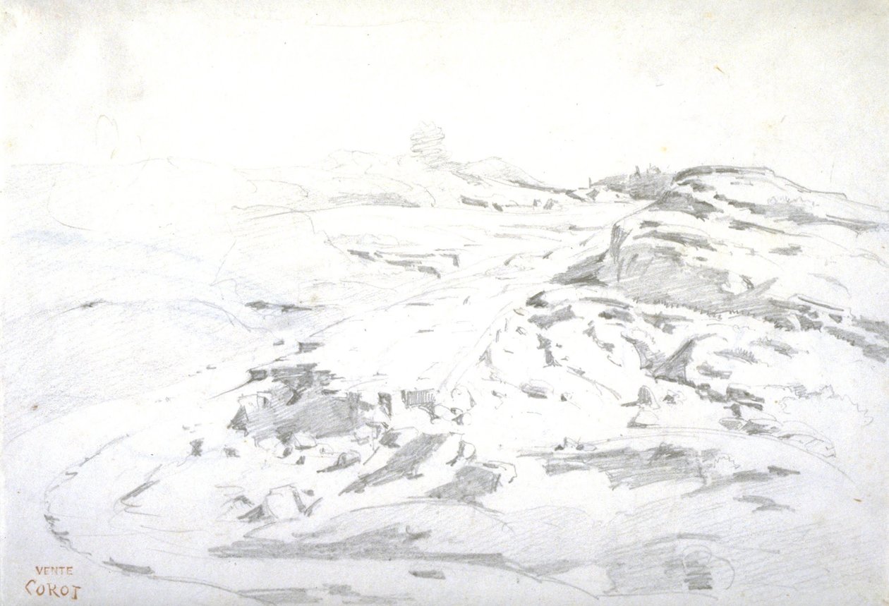 Landscape Studies, Italy by Jean Baptiste Camille Corot