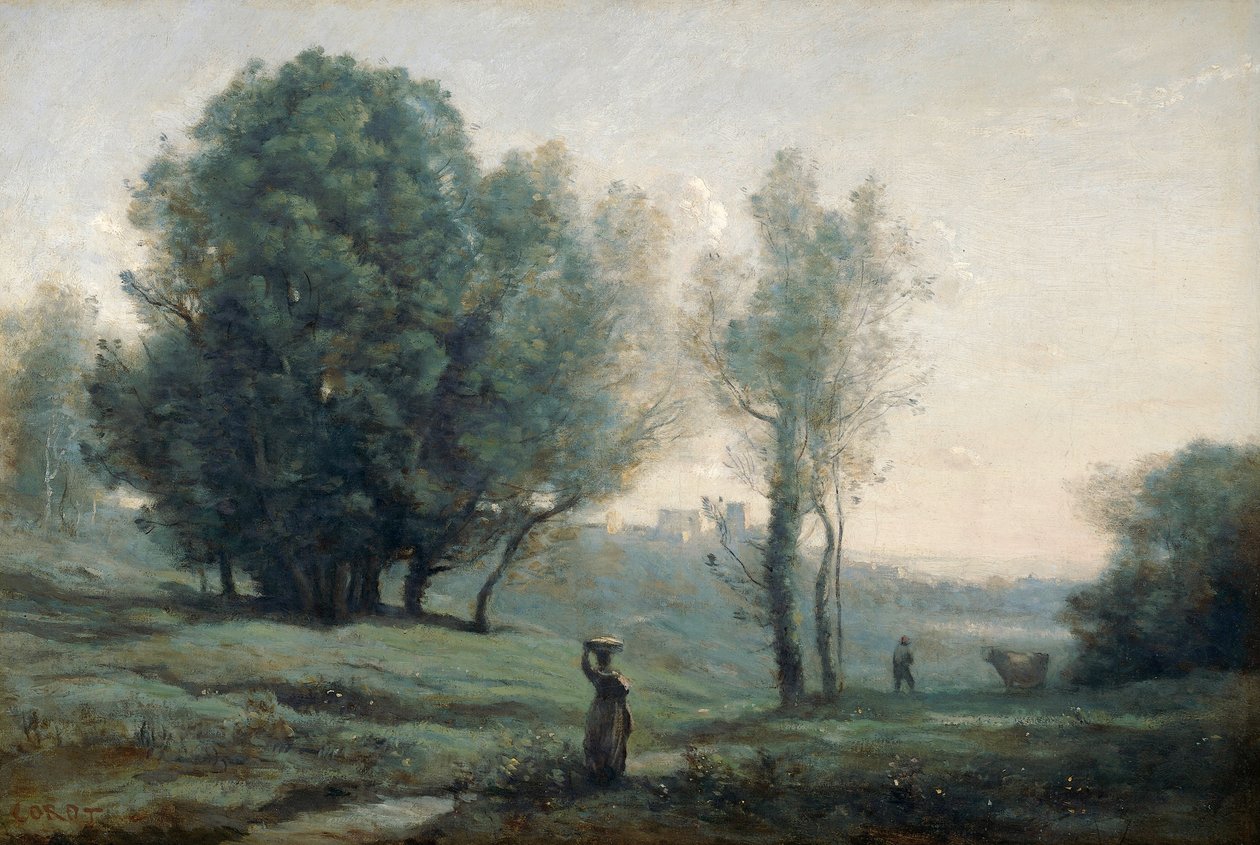 Landscape by Jean Baptiste Camille Corot