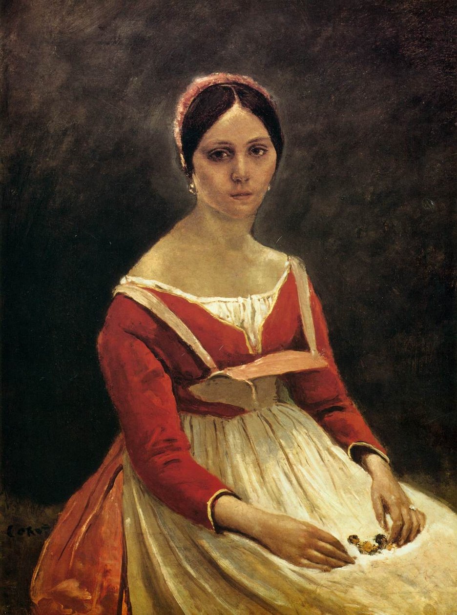 Madame Legois by Jean-Baptiste-Camille Corot