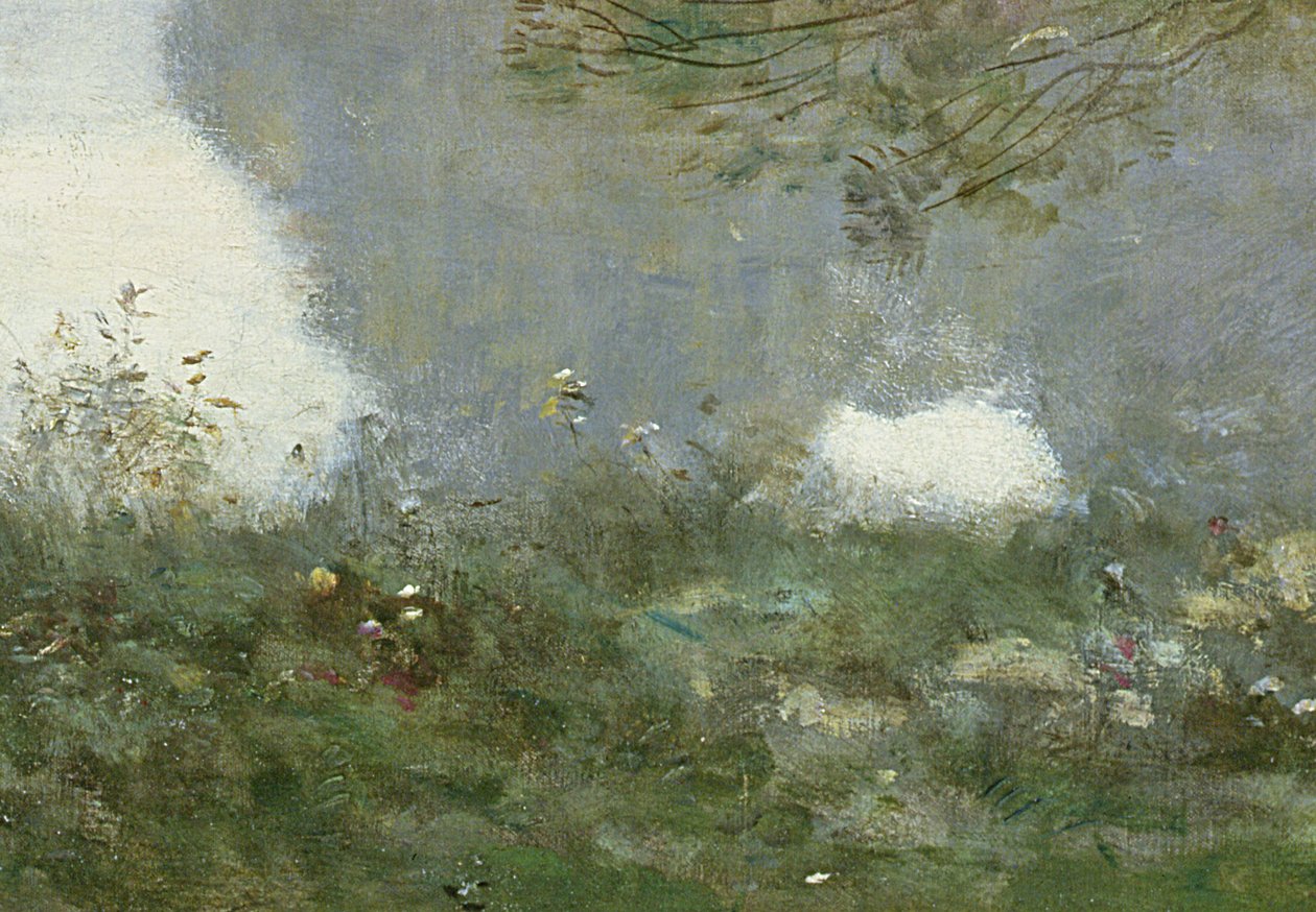 Souvenir de Mortefontaine (detail) by Jean Baptiste Camille Corot