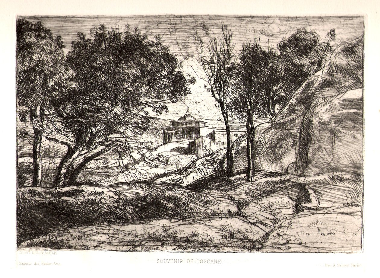 Memory of Tuscany by Jean Baptiste Camille Corot