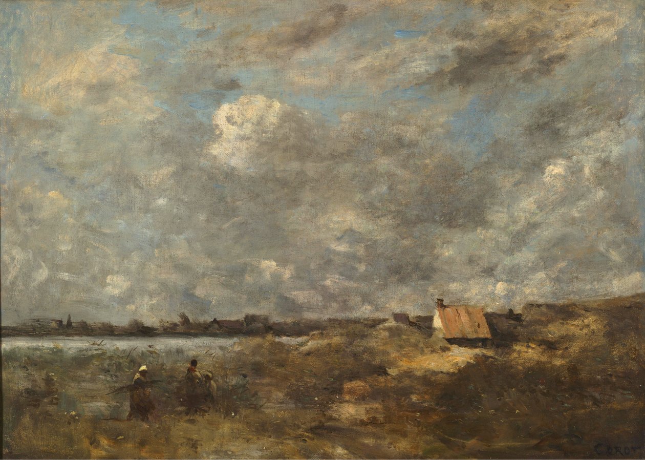 Stormy Weather. Pas-de-Calais by Jean Baptiste Camille Corot