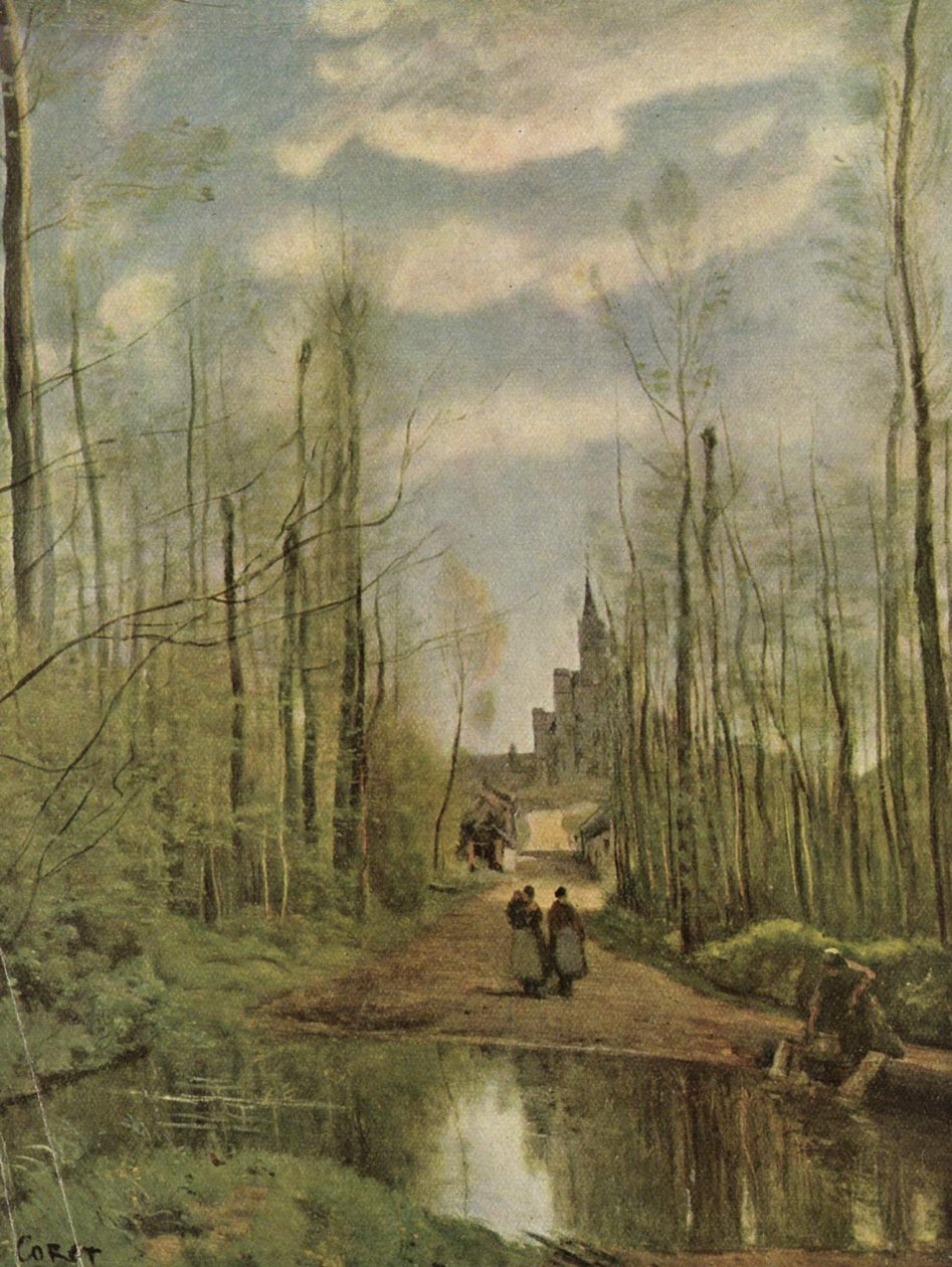 The Church in Marissel by Jean Baptiste Camille Corot