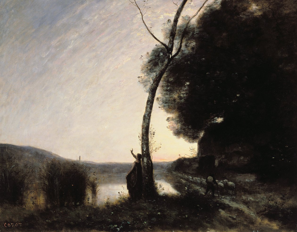 The Evening Star by Jean Baptiste Camille Corot
