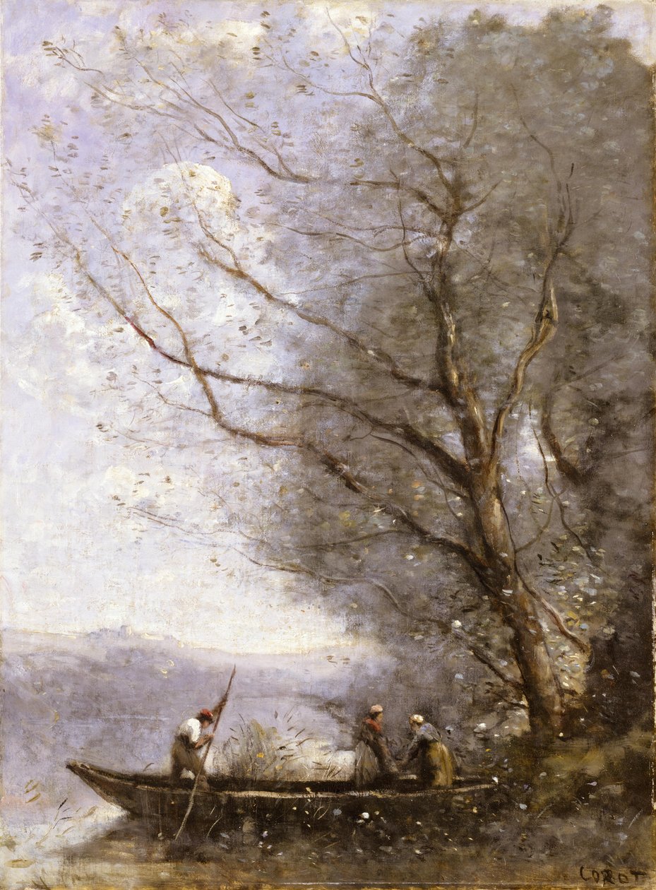 The Ferryman by Jean Baptiste Camille Corot