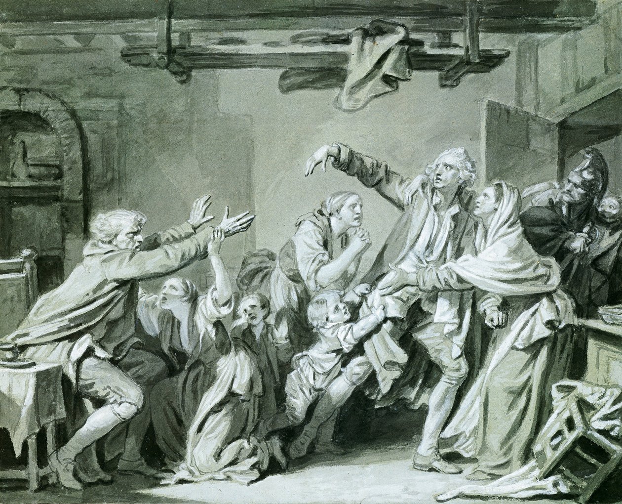 A Father Curses His Ungrateful Son, 1777 by Jean Baptiste Greuze