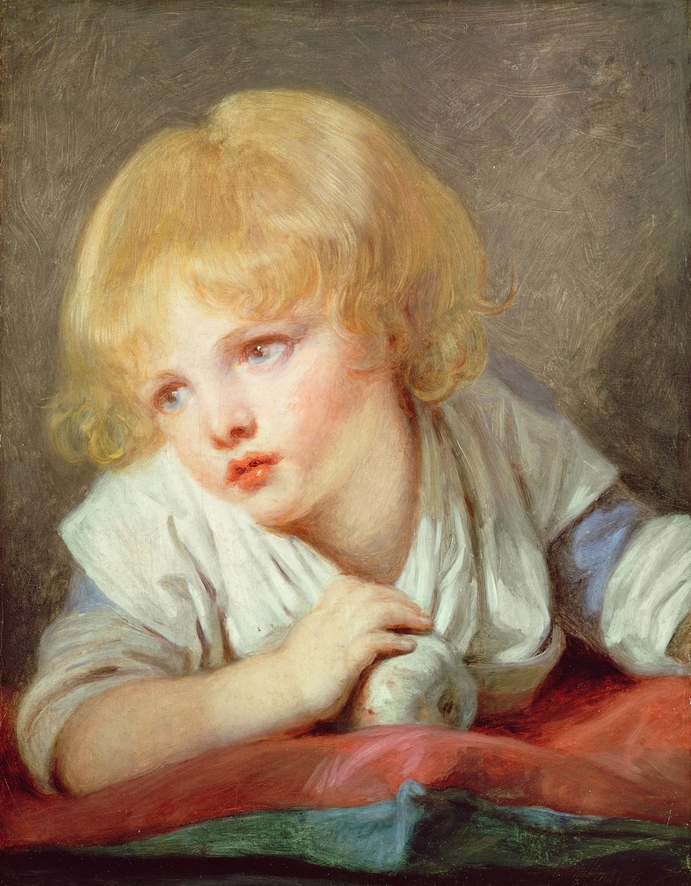 Child with an Apple, Late 18th Century by Jean Baptiste Greuze
