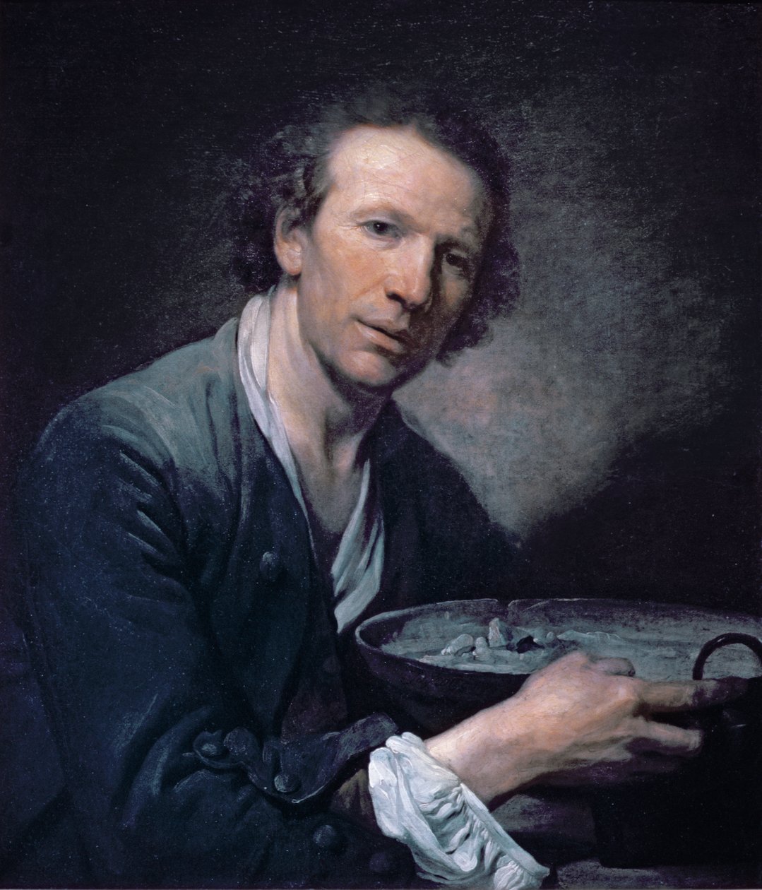 Joseph, a Model of the Royal Academy Holding a Frying Pan, 1755 by Jean Baptiste Greuze