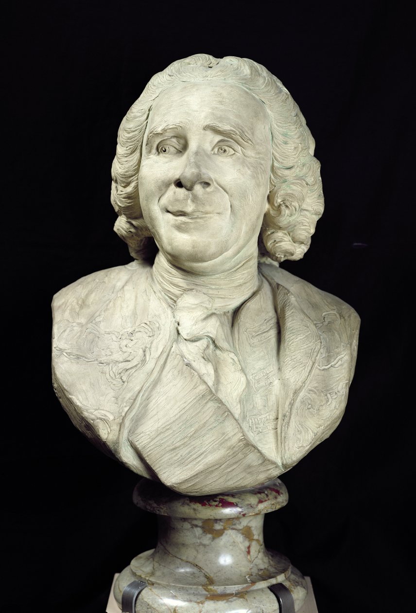 Bust of Rene Antoine Ferchault de Reaumur, 1751 by Jean Baptiste II Lemoyne