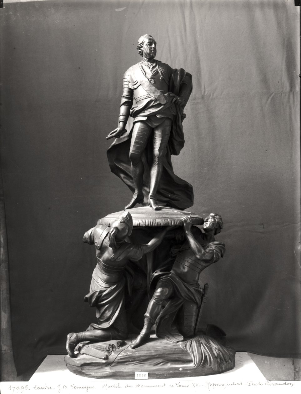 Model for the monument of Louis XV designed for the Place Royale in Rouen, 1772 by Jean Baptiste II Lemoyne