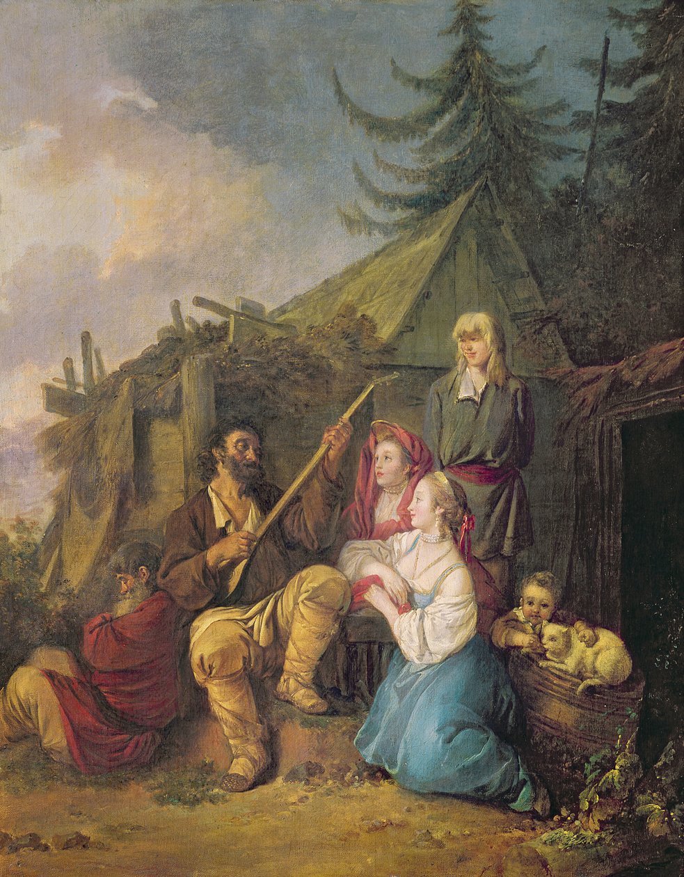 The Balalaika Player, 1764 by Jean Baptiste Le Prince