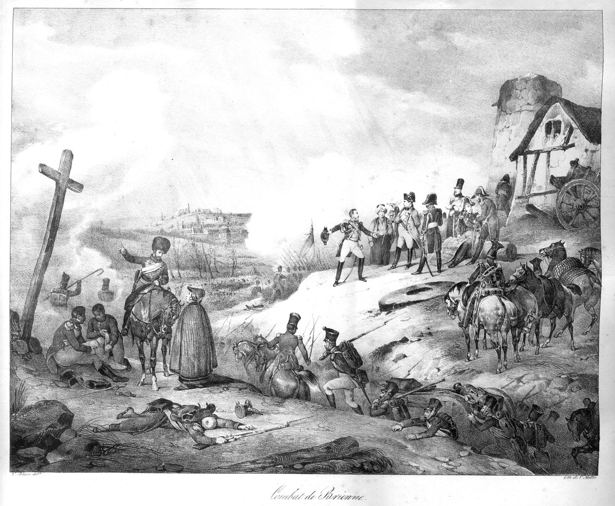 Lithograph by Jean Baptiste Madou by Jean Baptiste Madou