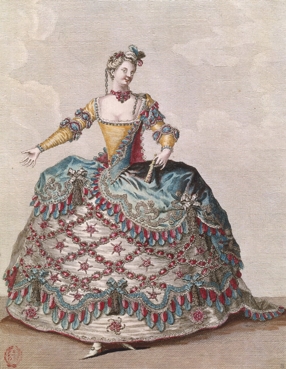 Costume for an Indian Woman for the Opera Ballet 