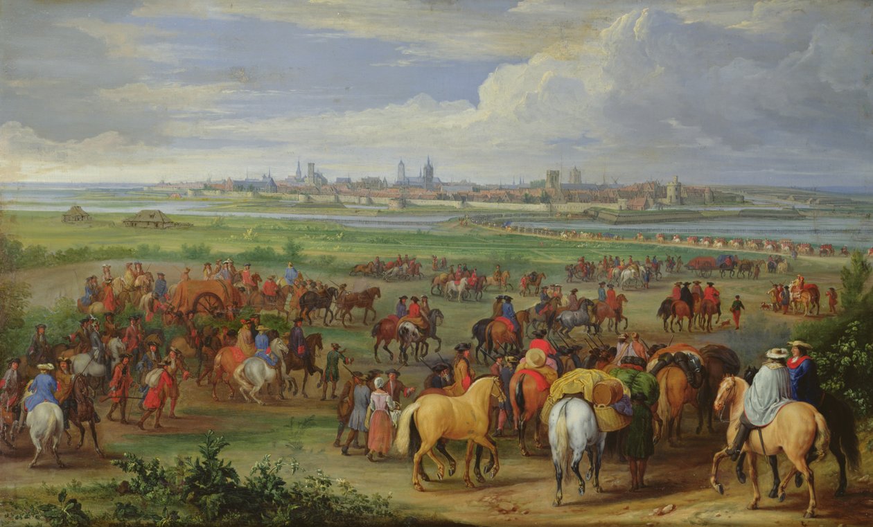 The Entrance of the French Army at Ypres by Jean Baptiste Martin