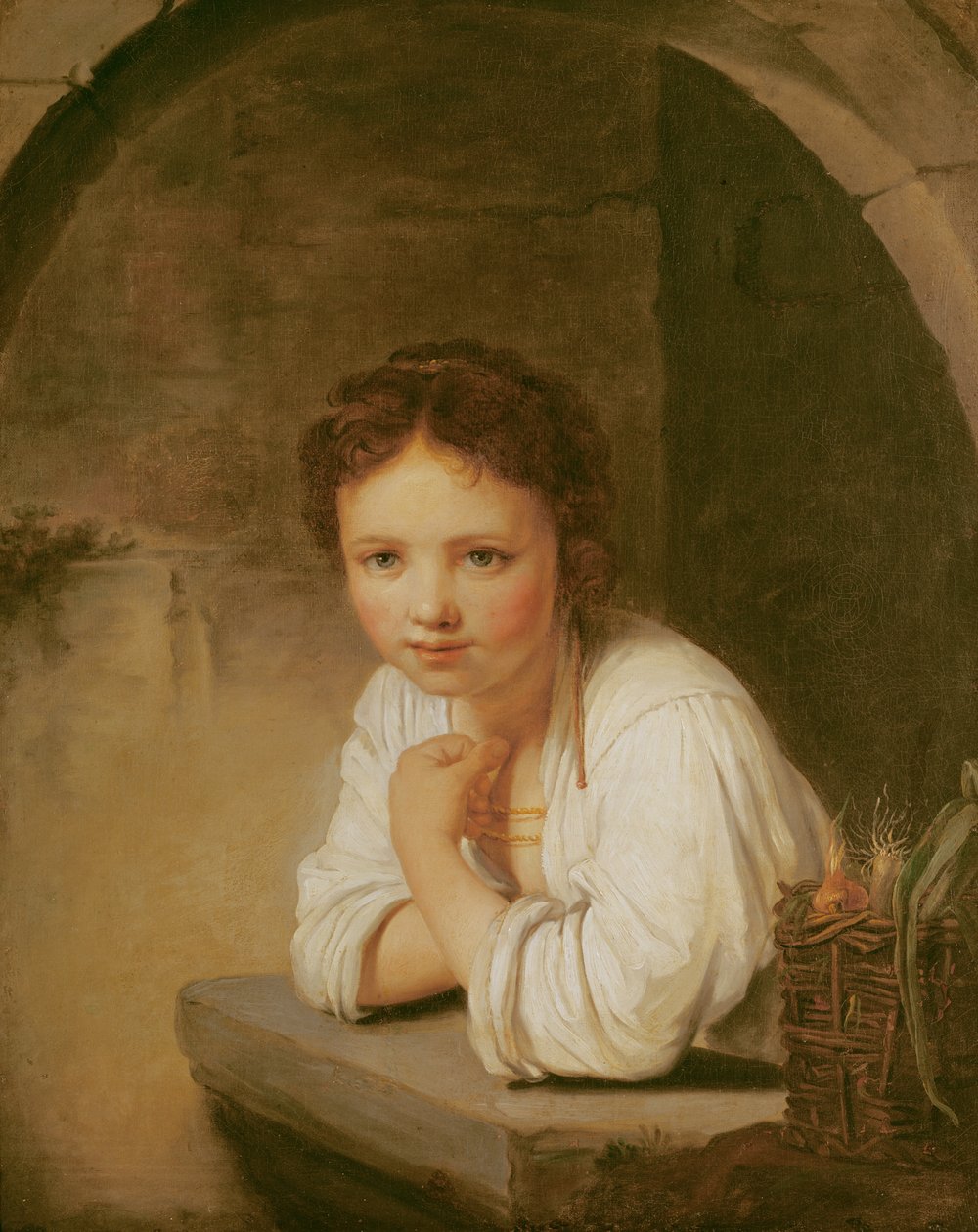 The Little Gardener by Jean Baptiste Santerre