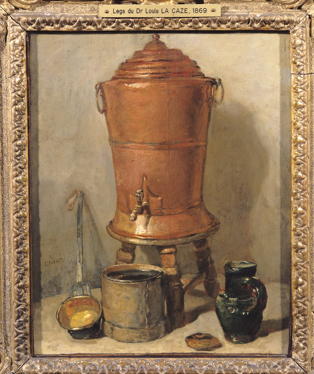 The Copper Drinking Fountain by Jean Baptiste Simeon Chardin