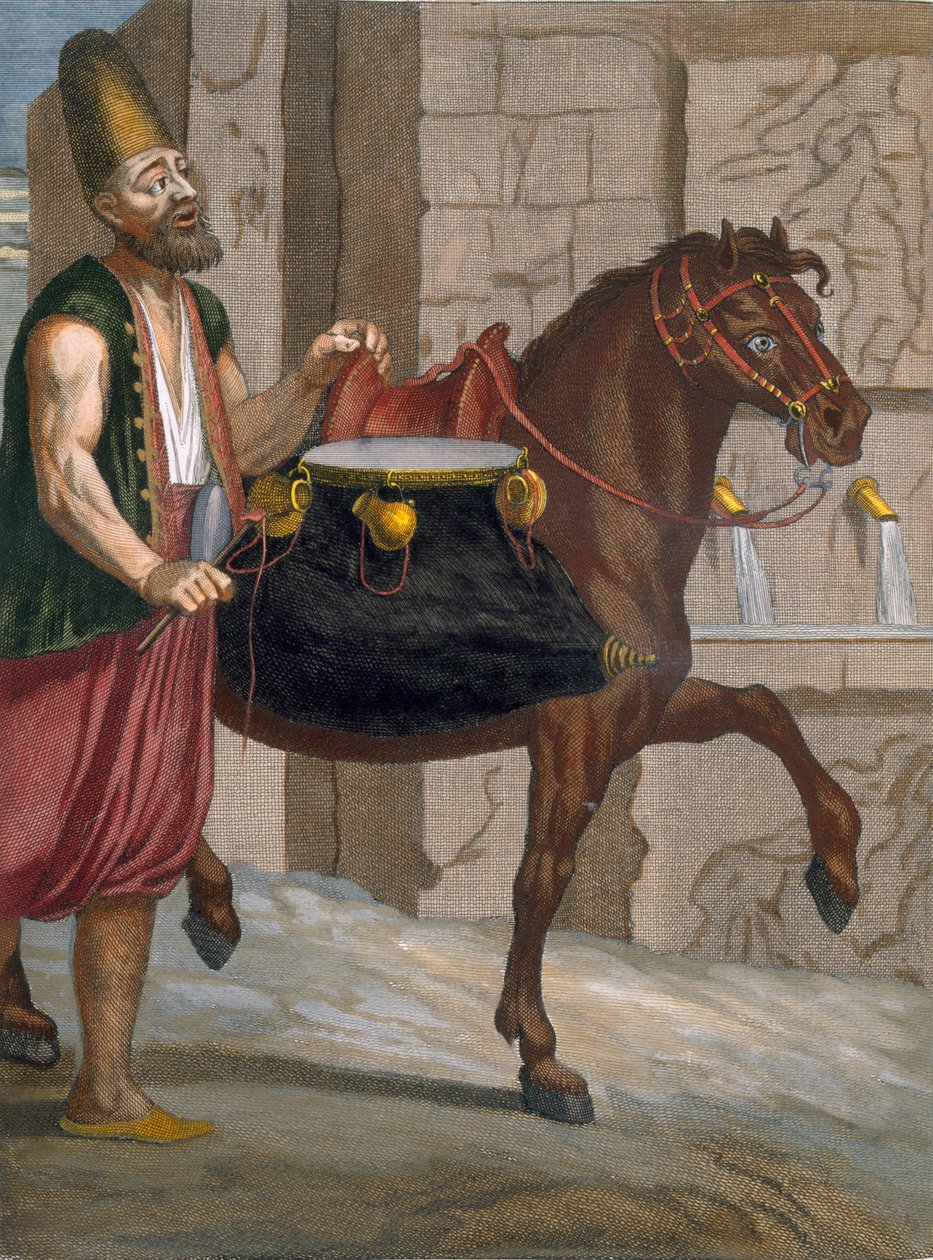Saka, a charitable Dervish who takes water around the town by Jean Baptiste Vanmour