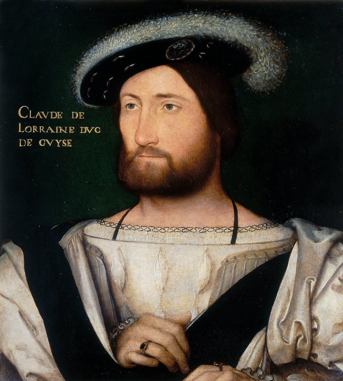 Portrait of Claude de Lorraine, Duke of Guise by Jean Clouet