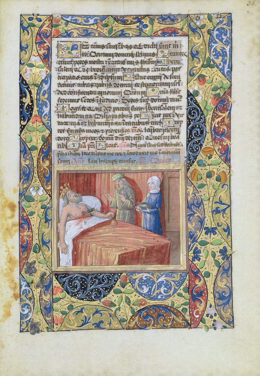The King with a Knife Plunged Through His Heart, from the 