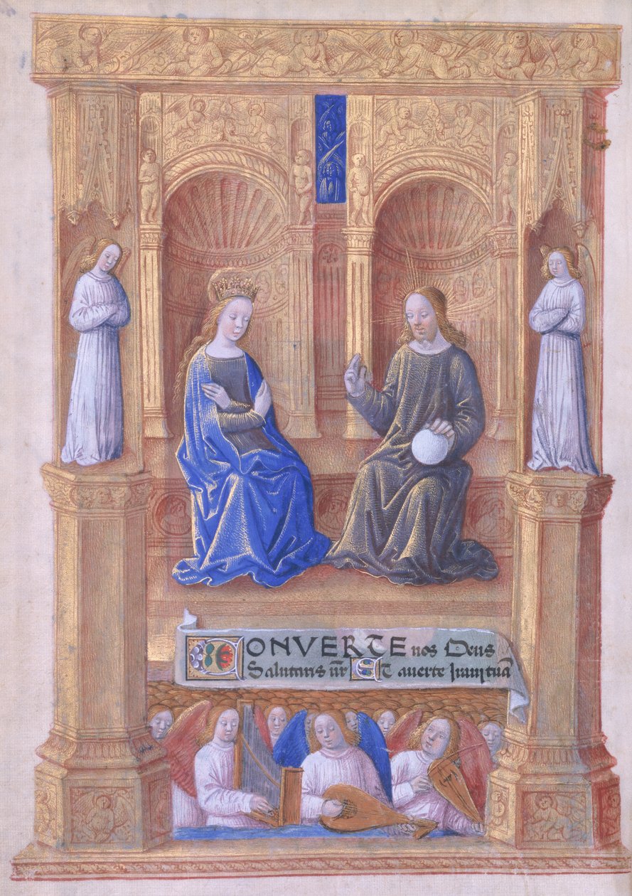 Christ and the Virgin Mary Enthroned, from the 
