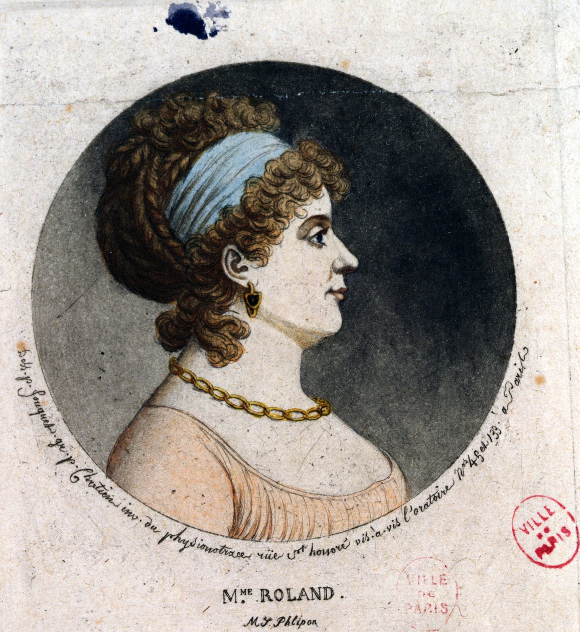Portrait of Madame Roland by Jean Fouquet
